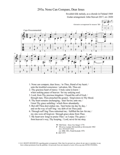 293a None Can Compare, Dear Jesus (arr. John Stewart 2017, rev 2020)