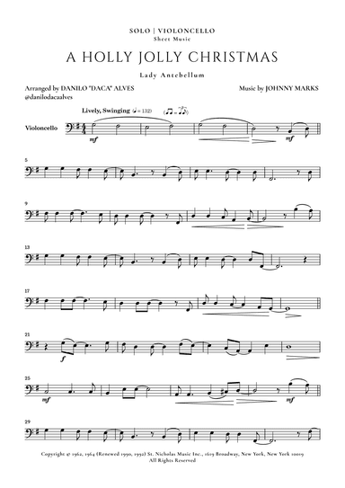 A Holly Jolly Christmas (arr. Danilo "Daca" Alves)