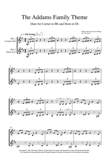Addams Family Theme (arr. Tim Curd)