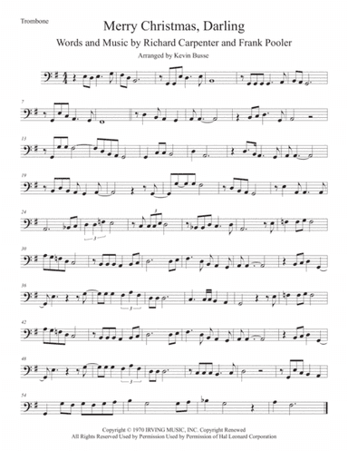 Merry Christmas, Darling (arr. Kevin Busse)