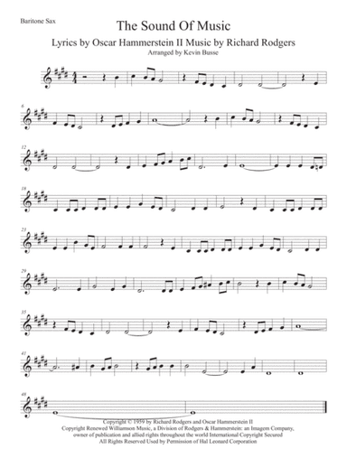 The Sound Of Music (arr. Kevin Busse)