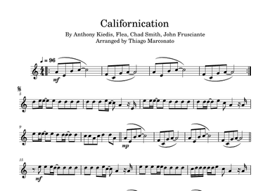 Californication (arr. Thiago Marconato)
