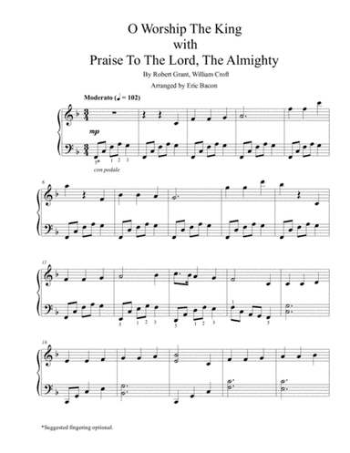 O Worship The King with Praise To The Lord, The Almighty (arr. Eric Bacon)