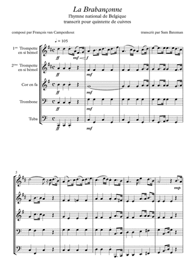 La Brabançonne (arr. Sam Bateman)