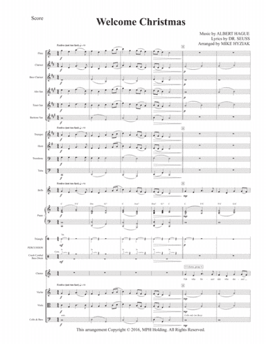 Welcome Christmas (arr. Mike Hyziak)