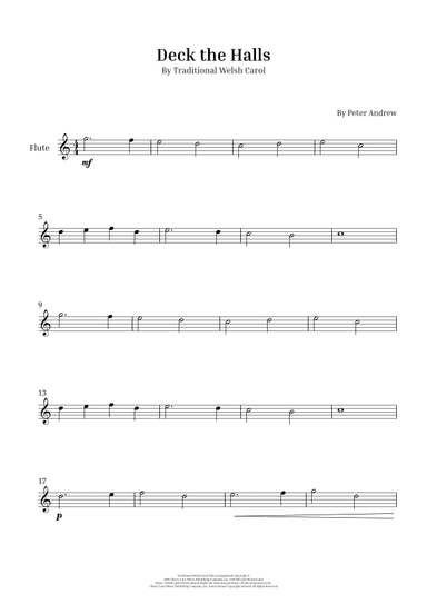 Deck the Halls (arr. Peter Andrew)