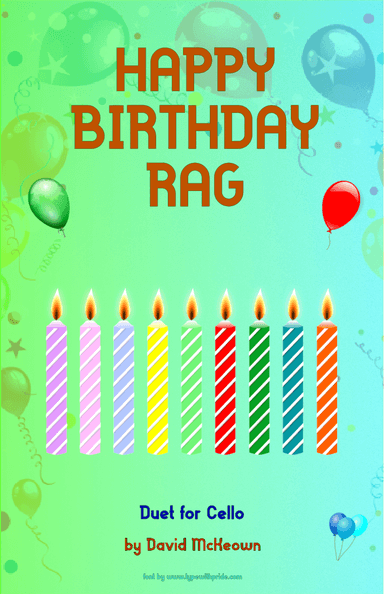 Happy Birthday Rag, for Cello Duet (arr. David McKeown)