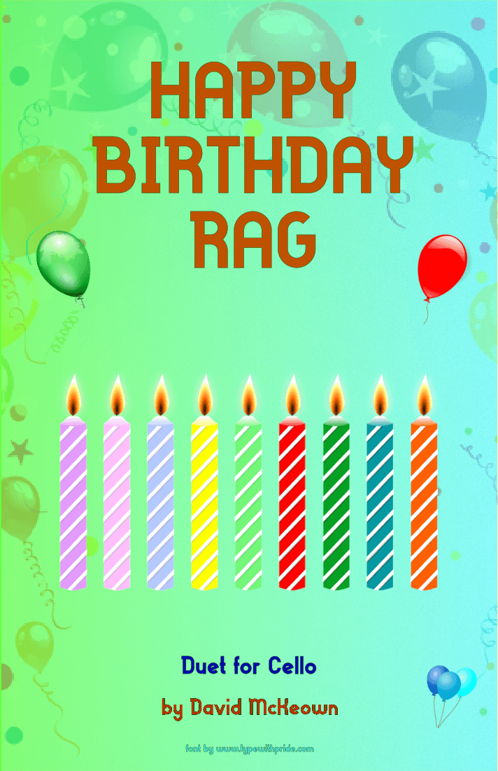 Happy Birthday Rag, for Cello Duet (arr. David McKeown)