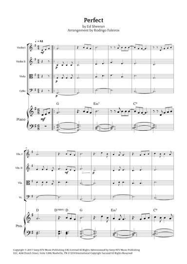 Perfect (arr. Rodrigo Faleiros)
