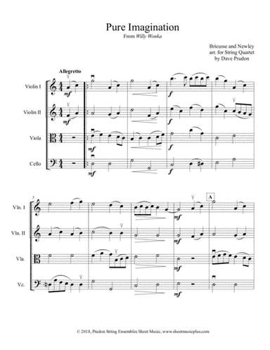 Pure Imagination (arr. Dave Prudon)