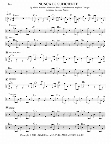 Nunca Es Suficiente (arr. Georgie Guitar)
