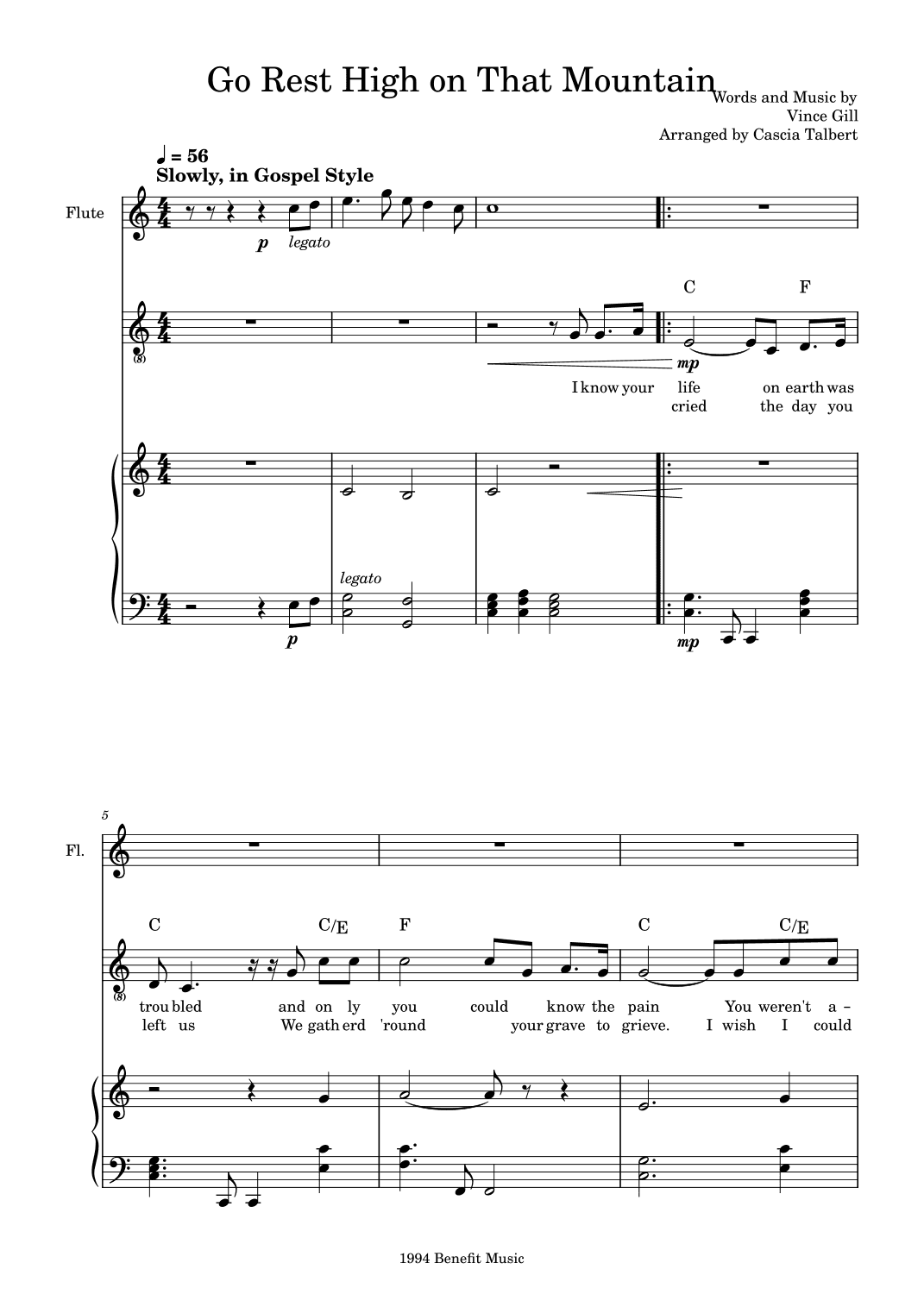 Go Rest High On That Mountain (arr. Cascia Talbert)