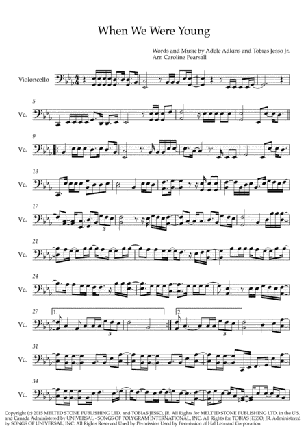 When We Were Young (arr. Caroline Pearsall)