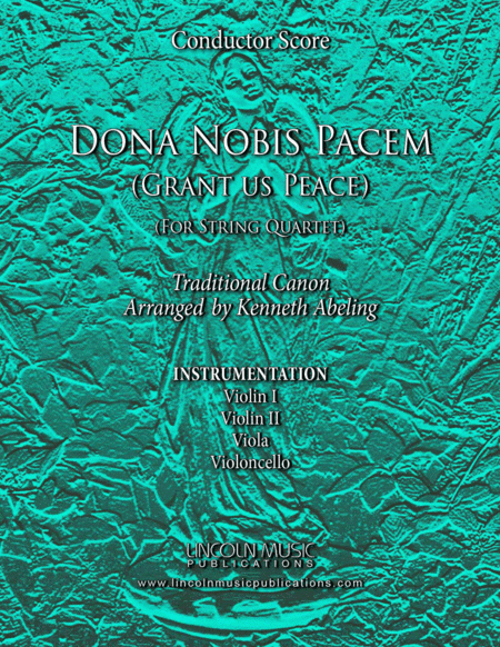 Dona Nobis Pacem (for String Quartet) (arr. Kenneth Abeling)