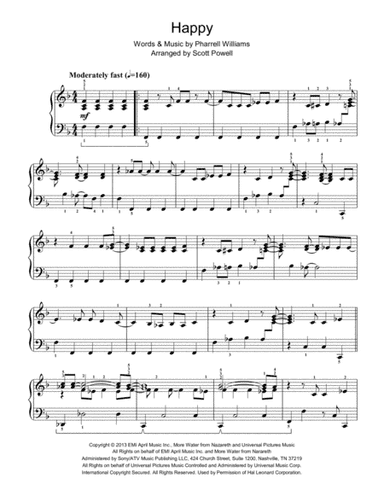 Happy (arr. Scott Powell)