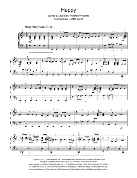 Happy (arr. Scott Powell)