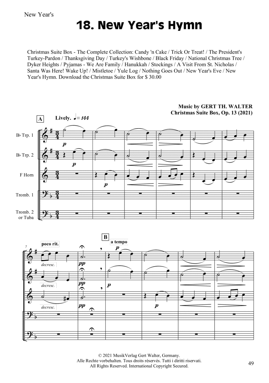 New Year's Hymn