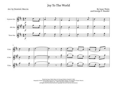 Joy To The World (arr. Dominic Meccia)