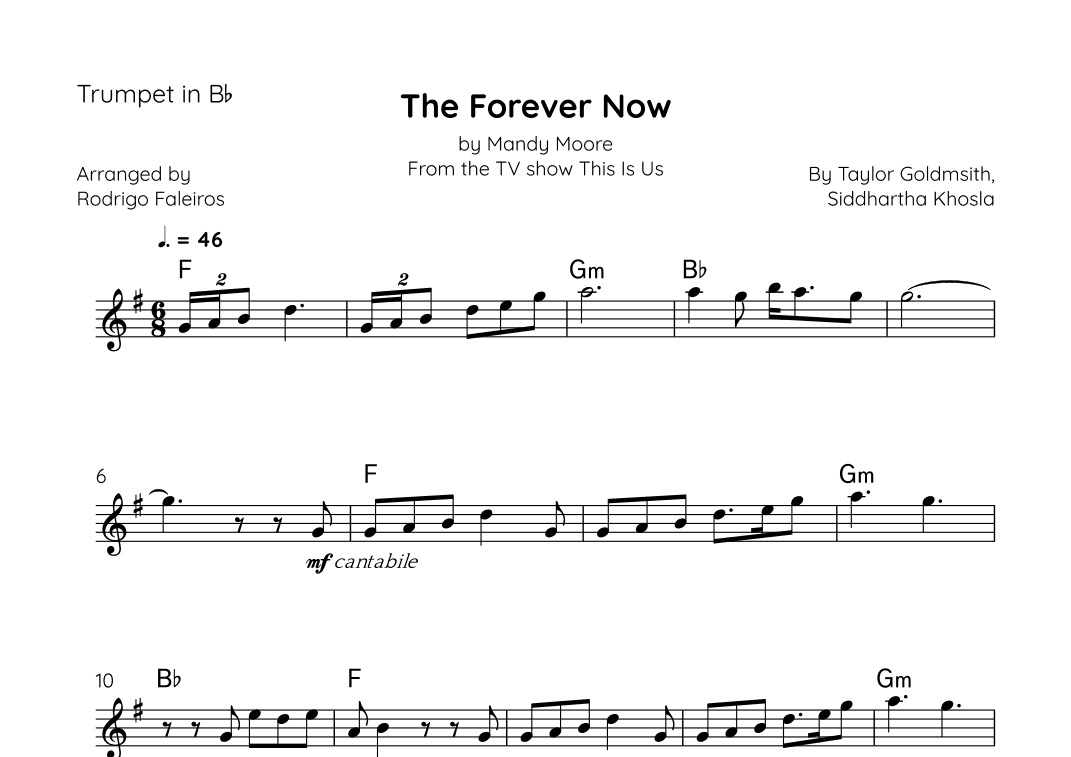 The Forever Now (arr. Rodrigo Faleiros)