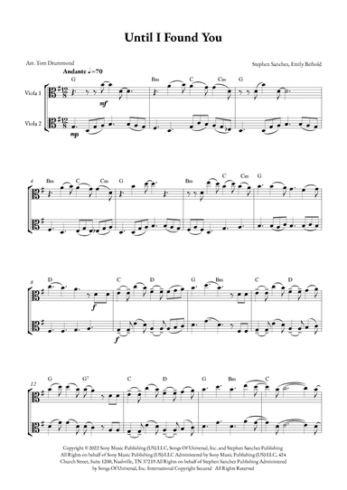 Until I Found You (arr. Tom Drummond)