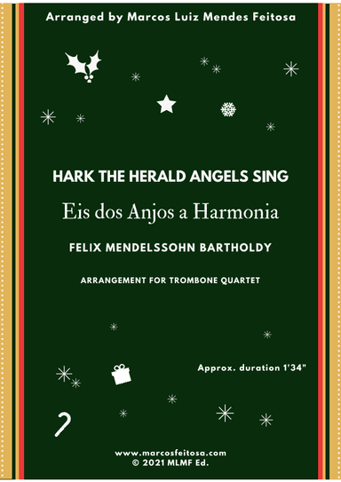 Hark The Herald Angels Sing (Eis dos Anjos a Harmonia) - Trombone Quartet (arr. MARCOS LUIZ MENDES FEITOSA)