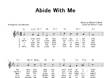 Abide With Me (arr. Luke Mendoza)