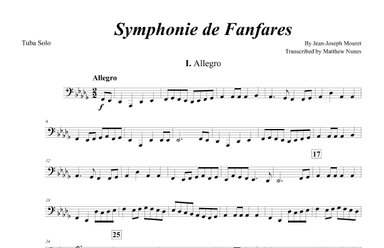 Sinfonie de Fanfares theme (Tuba solo) (arr. Matthew Nunes)