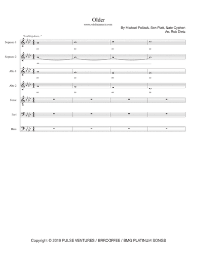Older (arr. Rob Dietz)