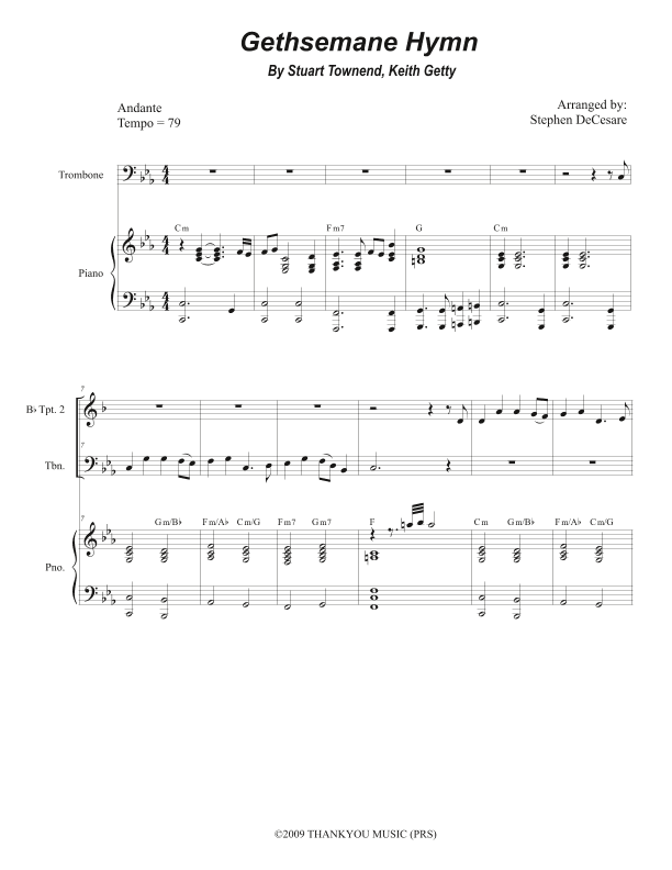 Gethsemane Hymn (arr. Stephen DeCesare)