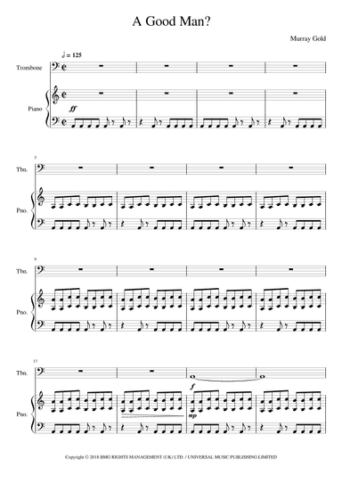 A Good Man? (arr. Dan Wattis)