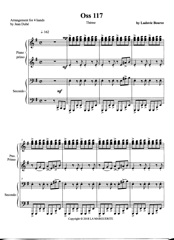 Oss 117 (arr. Jean Dubé)