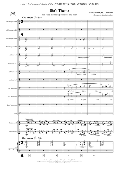 Ilia's Theme (arr. Quinten Schlücker)
