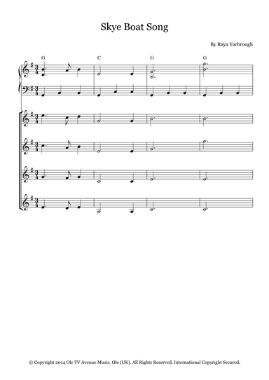 Skye Boat Song (arr. Fernanda Moura)
