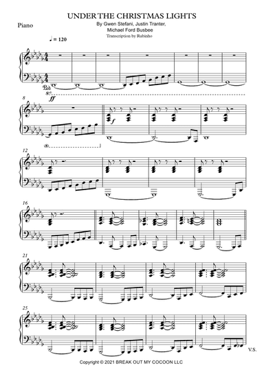 Under The Christmas Lights (arr. Rubinho)