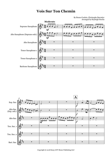Vois Sur Ton Chemin (arr. Kayleigh Huelin)