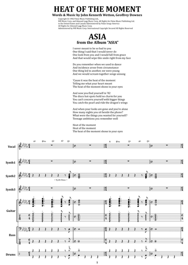 Heat Of The Moment (arr. from68)