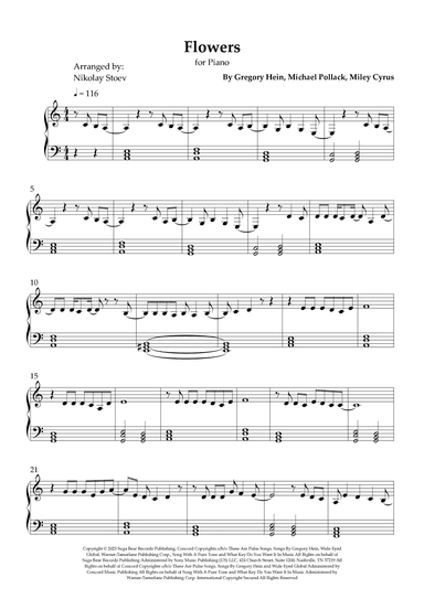 Flowers (arr. Nikolay Stoev)