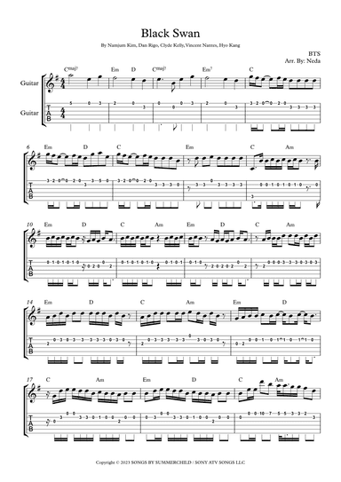 Black Swan (arr. Arr. Neda)