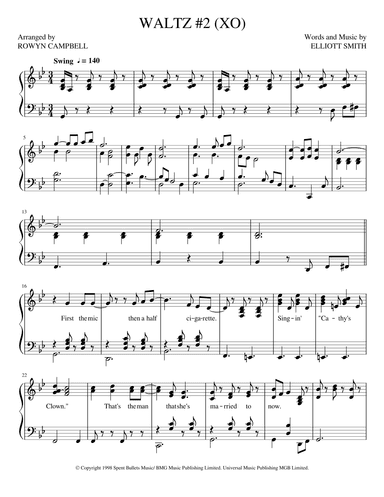 Waltz #2 (xo) (arr. Rowyn Campbell)