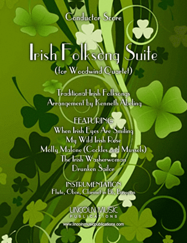 Irish Folksong Suite (for Woodwind Quartet) (arr. Kenneth Abeling)