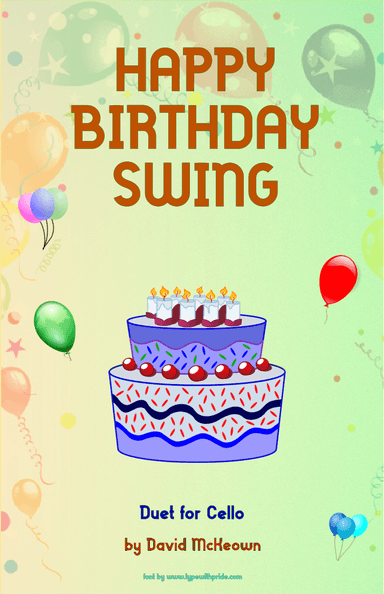 Happy Birthday Swing, for Cello Duet (arr. David McKeown)