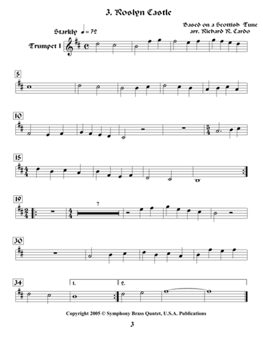 Legends & Tales of the Renaissance (of loss) - 3. Roslyn Castle (Trumpet 1) (arr. R.R.Cardo)