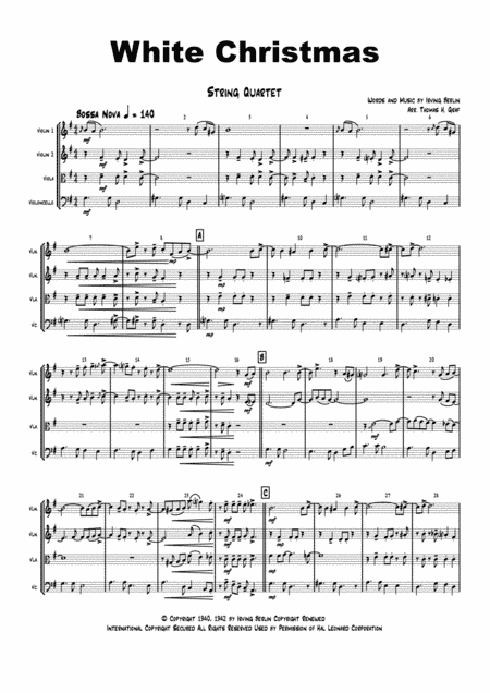 White Christmas (arr. Thomas H. Graf)