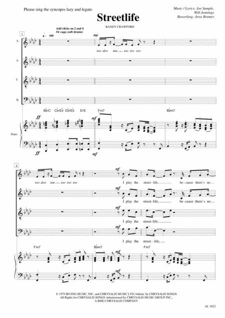 Street Life (arr. Jetse Bremer)