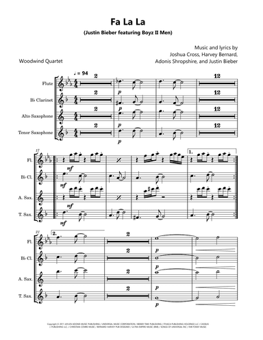 Fa La La (arr. David Lartey)