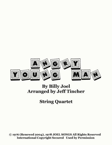Angry Young Man (arr. Jeff Tincher)
