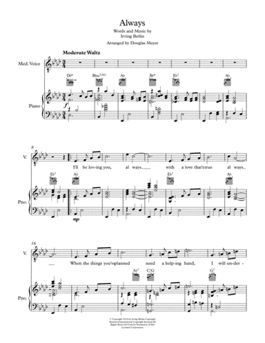 Always (arr. Douglas Meyer)