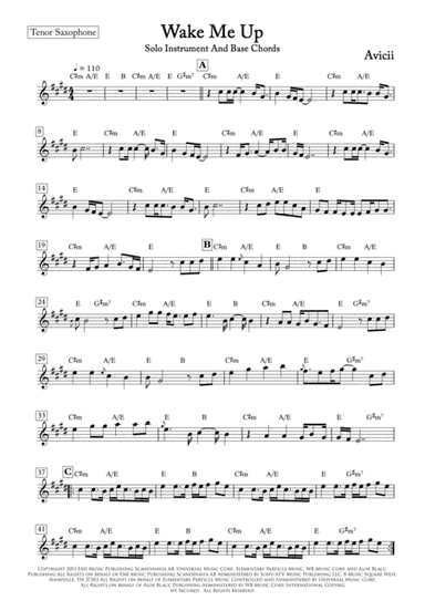 Wake Me Up (arr. ACT Bortolucci)