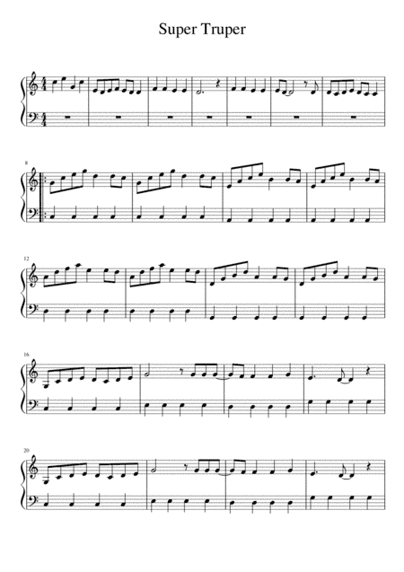 Super Trouper (arr. Nicoletta Cleto)