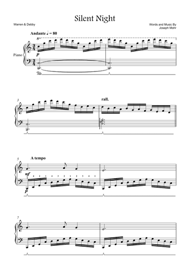 Silent Night (arr. Warren & Debby)
